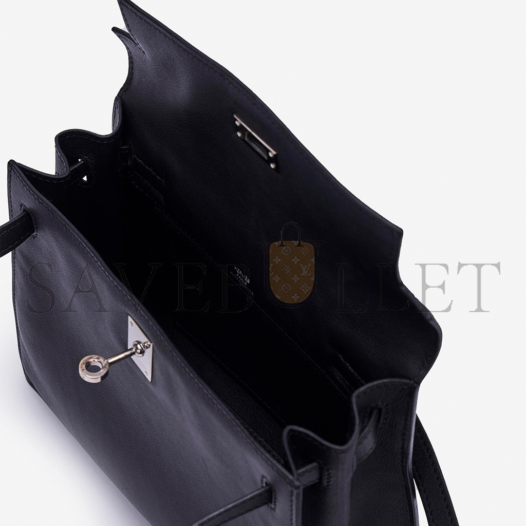 H**mes kelly danse swift noir (22*16*7cm)